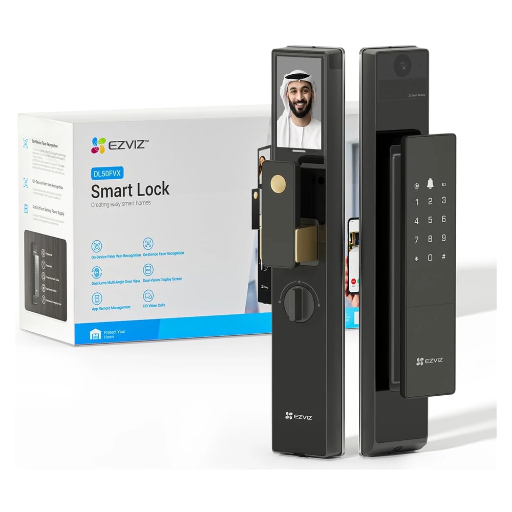EZVIZ DL50FVX Dual Camera Palm Vein Smart Lock