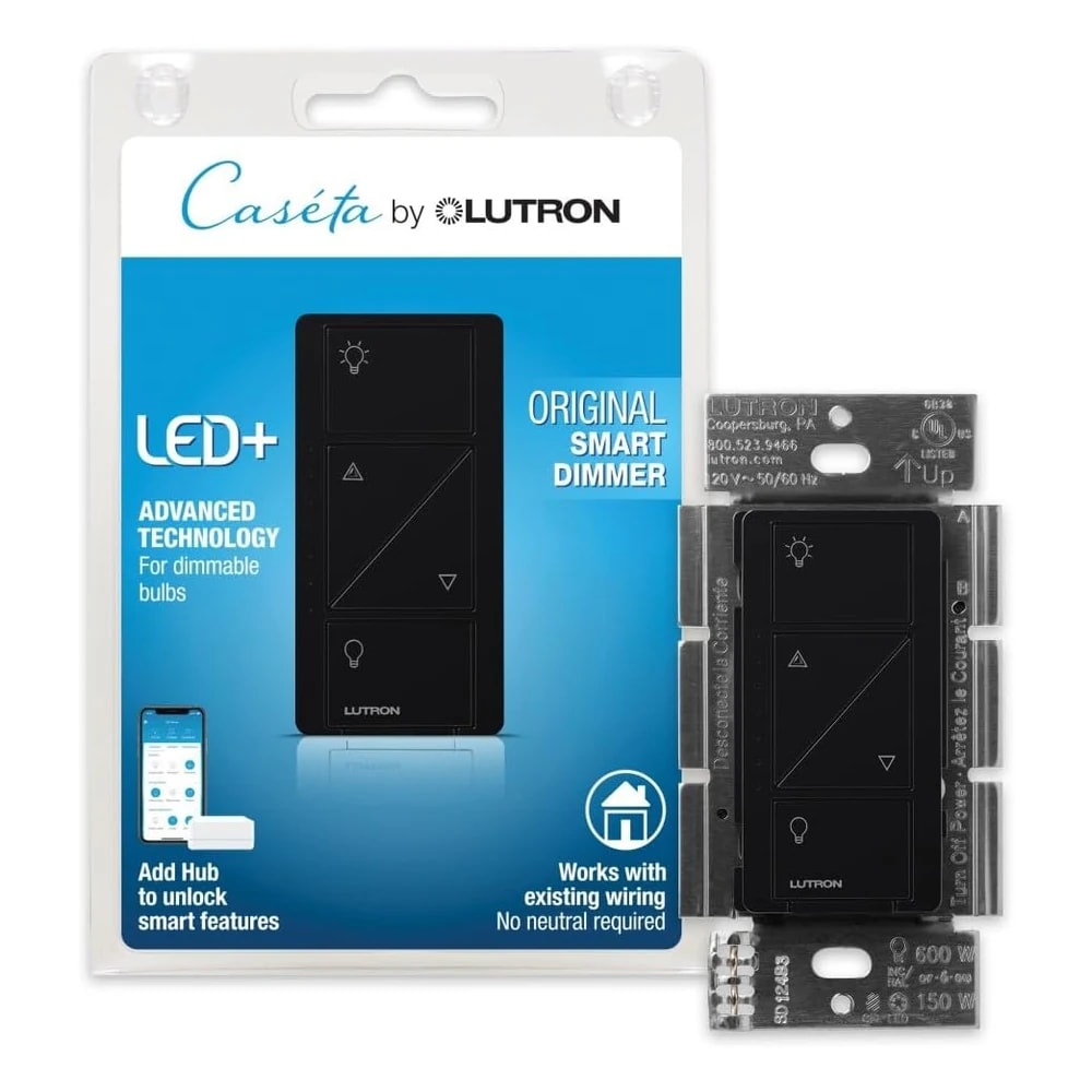Lutron Caseta Smart Dimmer Switch (PD-6WCL)
