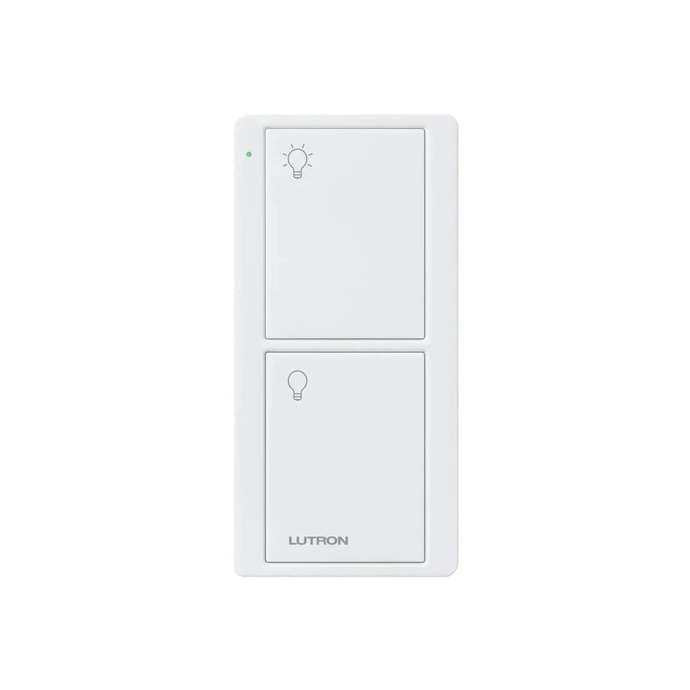 Lutron Pico Smart Remote (2-Button, PJ2-2B-GWH-L01)