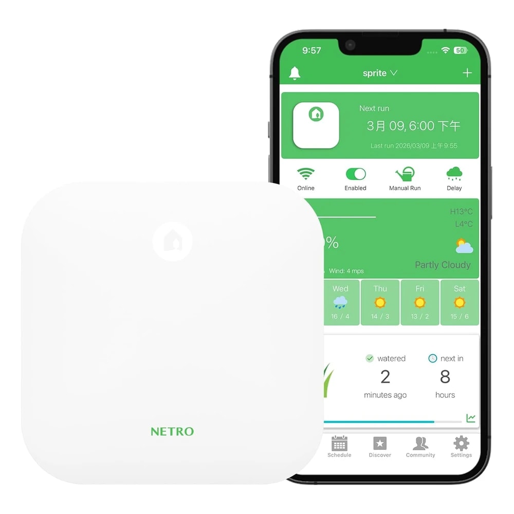 Netro Sprite Smart Sprinkler Controller (12-Zone)