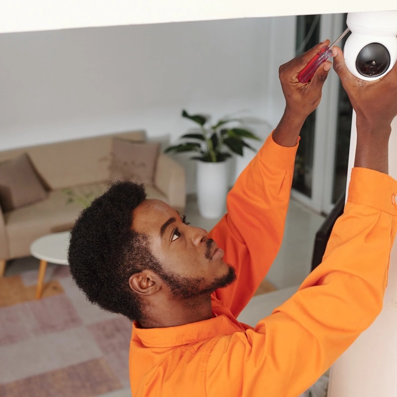 Villa survey and camera install