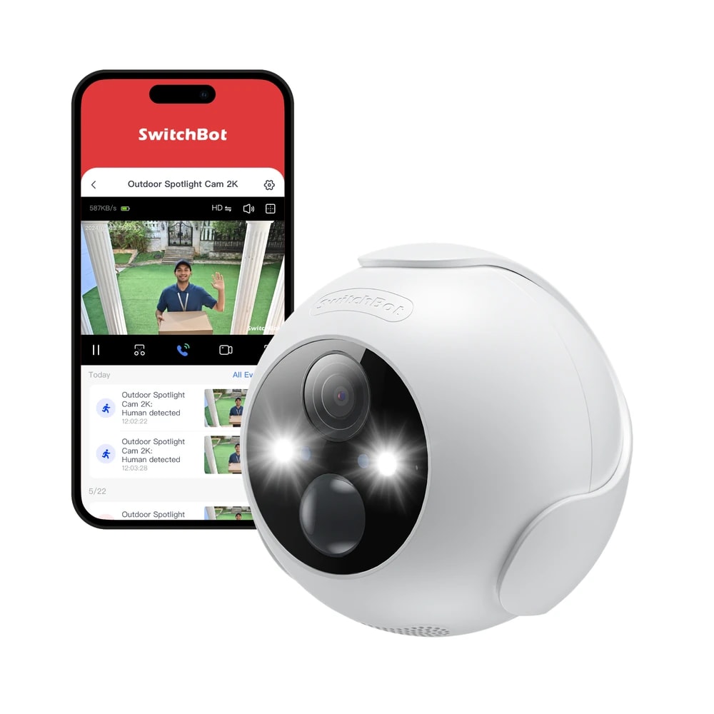 SwitchBot Outdoor Spotlight 2K Camera
