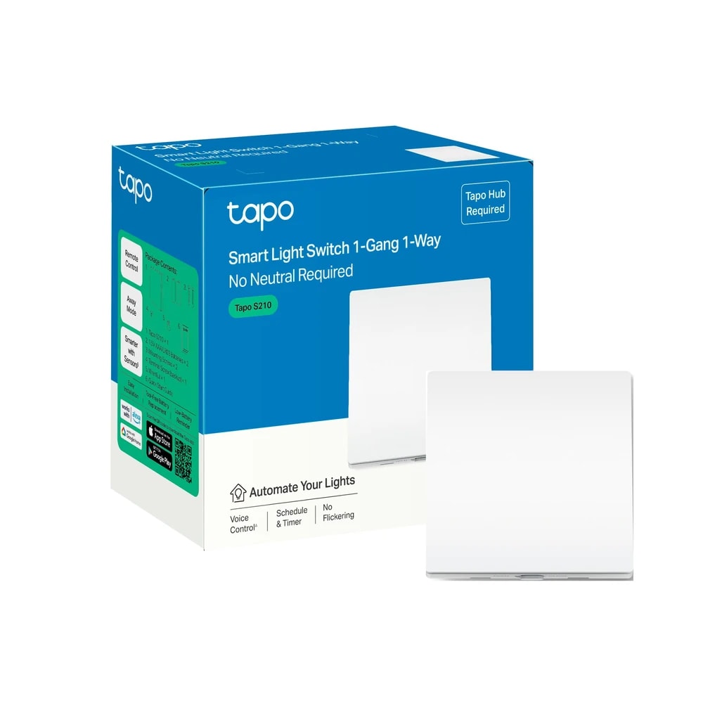 Tapo S210 Smart Light Switch (1-Gang)